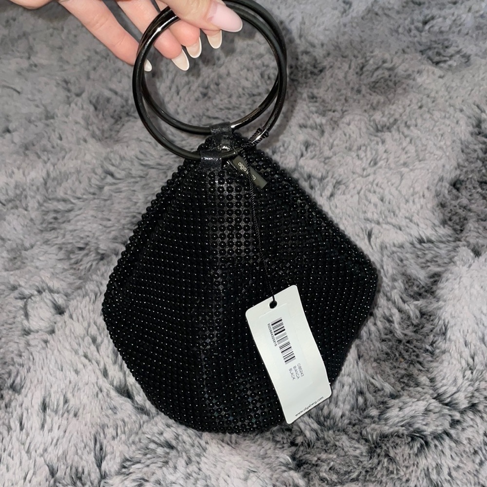 Olga berg handle bag beaded